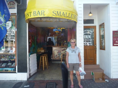 Worlds Smallest Bar on Duval St. Key West