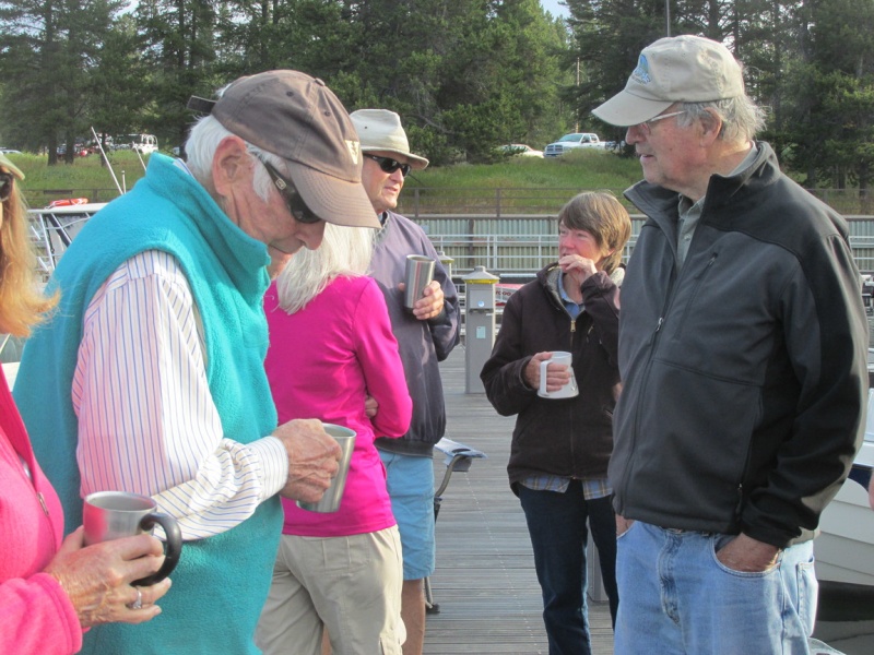 Yellowstone Lake gathering