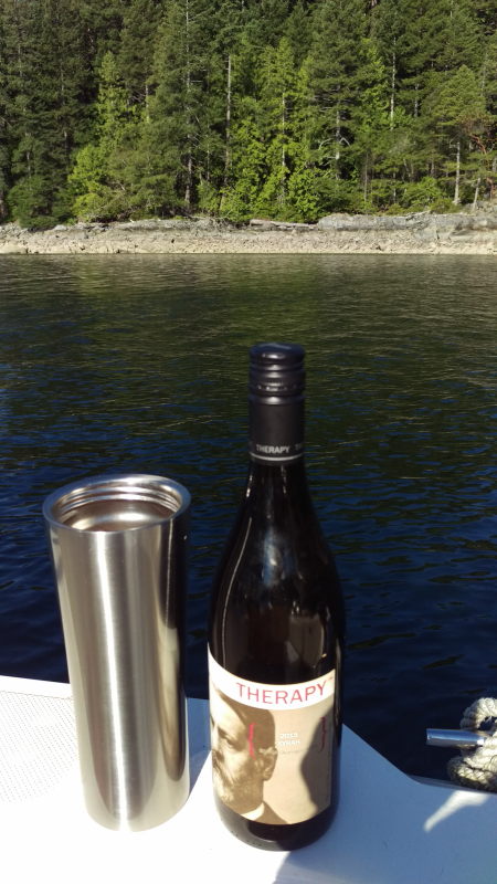 Yes, on the anchor in a calm bay during a nice day is Therapy!