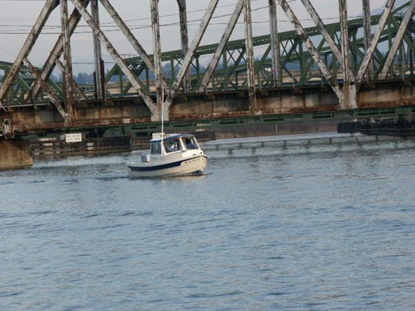 Yes, we all made it under those bridges behind Bambina