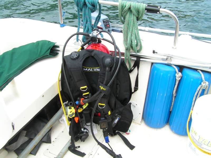 You can just see my 'loot' in lower left, a manual bilge pump