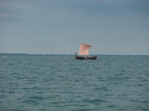 You don't see this everyday in Michigan waters.